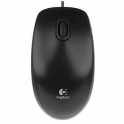 Logitech B100 Muis USB Optisch Zwart 3 Toetsen 800 dpi Ergonomisch