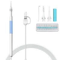 I98 1.300.000 HD Visual OORSMEER Clean Tool endoscoop Borescope met 6 LEDs lens diameter: 5.5 mm (blauw) - thumbnail