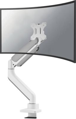 Neomounts DS70PLUS-450WH1 Tafelbeugel voor monitor Aantal monteerbare displays: 1 Display(s) 43,2 cm (17) - 124,5 cm (49) Wit Kantelbaar, Roteerbaar,