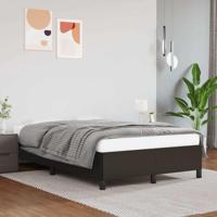 Bedframe zonder matras 120x190 cm kunstleer zwart - thumbnail
