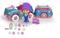 Famosa Pinypon - ski jeep met trailer en figuurtje - thumbnail