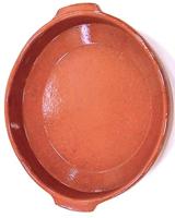 Sauspan Fackelmann Bruin Aardewerk 33,5 x 31 x 6 cm Met handvatten - thumbnail