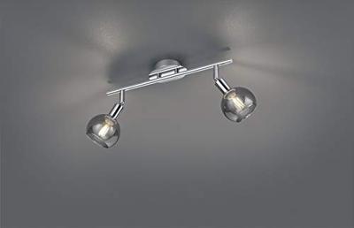 Trio Plafondlamp ChroomBrest 2-lichts verstelbaar - R80592006