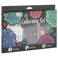 Kleurset Proffesioneel Compleet 33 Pcs 37,5x24 Cm - thumbnail
