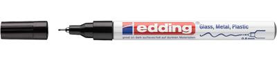 Paintmarker edding 780 oliebasis 0.8mm zwart | 10 stuks