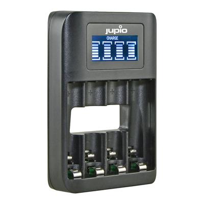 Jupio USB 4-slots Battery Fast Charger LCD