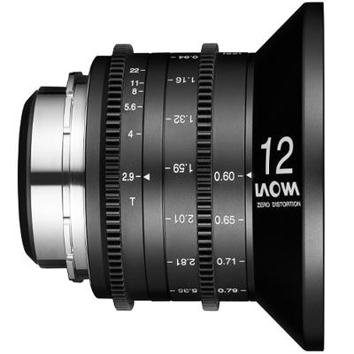 Laowa 12mm t/2.9 ZERO-D Cine lens voor Sony FE