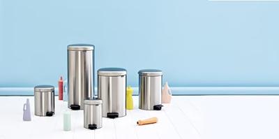 Brabantia NewIcon Pedaalemmer 5L Matt RVS Brabantia NewIcon Pedaalemmer 5L Matt RVS