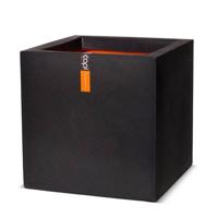 Capi Pot Vierkant 40x40 cm - Zwart - thumbnail