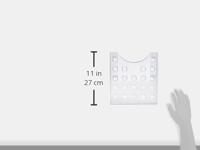 Helit H6103102 Folderhouder Glas (helder) DIN A4 1 stuk(s) Aantal vakken: 5 (b x h x d) 241 x 578 x 150 mm - thumbnail