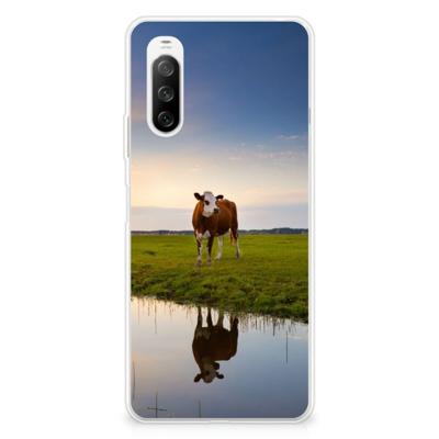 Sony Xperia 10 III | TPU Hoesje | Koe Sony Xperia 10 III | TPU Hoesje | Koe