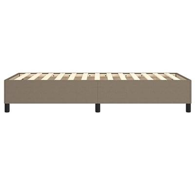 Boxspringframe stof taupe 90x200 cm