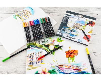 Eberhard Faber EF-558218 Sketch Marker 18 Stuks Eberhard Faber EF-558218 Sketch Marker 18 Stuks