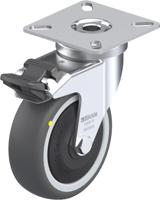 Blickle LPA-PATH 75KF-FI-ELS Zwenkwiel met rem Wieldiameter: 75 mm Draagvermogen (max.): 65 kg 1 stuk(s) - thumbnail