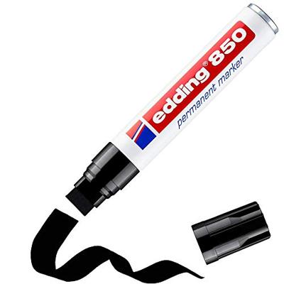 Edding Permanentmarker 4-850-1-4001 Permanent marker Zwart Watervast: Ja