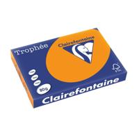 Clairefontaine Trophée Intens, gekleurd papier, A3, 80 g, 500 vel, feloranje - thumbnail