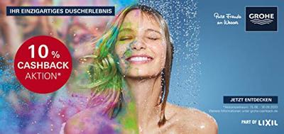Grohe QuickFix Vitalio Comfort 100 handdouche rond 2 straalsoorten chroom