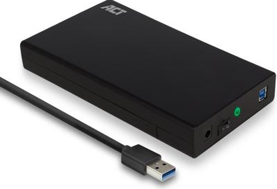 ACT 3,5 inch SATA harde schijf behuizing, schroefloos, USB 3.2 Gen1