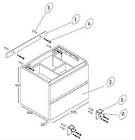 Wiesbaden Vision OAK onderkast 60x46x53 eiken - thumbnail