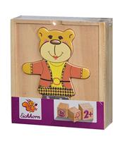 Eichhorn houten puzzel beer, 20st. - thumbnail