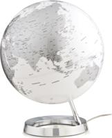 Atmosphere NR-0331F7NS-GB Globe Bright Chrome 30cm Diameter Kunststof Voet Engelstalig - thumbnail
