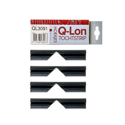 Q-Lon tochtstrip QL3091 zwart 4 hoeken (4x10cm)