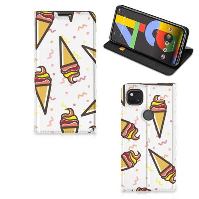 Google Pixel 4a | Flip Style Cover | Icecream Google Pixel 4a | Flip Style Cover | Icecream