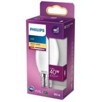 Philips LED 76339800 LED-lamp Energielabel F (A - G) E14 Kaars 4.3 W = 40 W Warmwit (Ø x h) 3.5 cm x 9.7 cm 1 stuk(s) - thumbnail