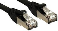 LINDY 45603 RJ45 Netwerkkabel, patchkabel CAT 6 S/FTP 2.00 m Zwart Snagless 1 stuk(s) - thumbnail