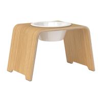 dogBar® Honden voerbar Single, bruin, Maat: M-Large - thumbnail