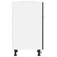 Onderkast met lade 50x46x81,5 cm bewerkt hout bruineikenkleurig - thumbnail
