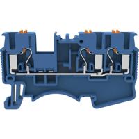 Degson DS2.5-TW-01P-12-00A(H) Doorgangsklem Push-In-klem Blauw 1 stuk(s) - thumbnail