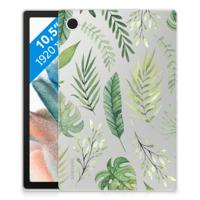 Samsung Galaxy Tab A8 2021/2022 | Siliconen hoesje | Leaves - thumbnail