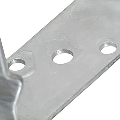 VidaXL Grondankers 6 st 9x6x15 cm gegalvaniseerd staal zilverkleurig