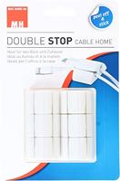 Cablehome Kabelhouder Zelfklevend 135351 Bundel-Ø (bereik) 8.5 mm (max) Tweegats Wit 1 stuk(s) - thumbnail