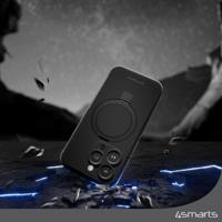 4Smarts Defend Case Magic Stand Backcover Apple iPhone 15 Pro Zwart MagSafe compatible, Met standfunctie - thumbnail