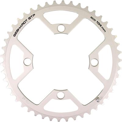 Gebhardt kettingblad 46 tands zilver, shimano, 4 gaats, atb triple