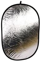 Linkstar Reflectiescherm 2 in 1 R-100150SW Zilver/Wit 100x150 cm - thumbnail