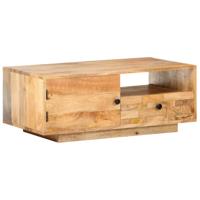 vidaXL Salontafel 90x50x35 cm massief mangohout - thumbnail