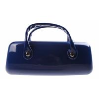 Non-branded Brillenkoker Tasje 16 X 6 Cm Donkerblauw - thumbnail