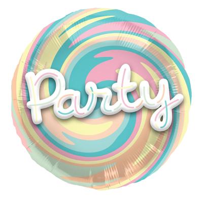 Folat BV 3d folieballon 'party' 56cm Folat BV 3d folieballon 'party' 56cm