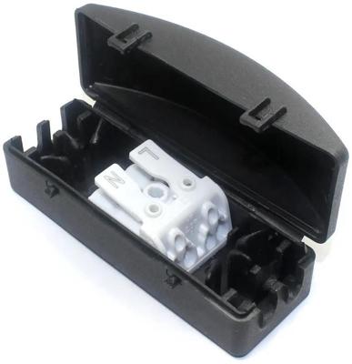 Enzo kabelkoppeling | ip20 zwart met 2 polige connector - 4016560 Enzo kabelkoppeling | ip20 zwart met 2 polige connector - 4016560