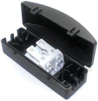 Enzo kabelkoppeling | ip20 zwart met 2 polige connector - 4016560 - thumbnail