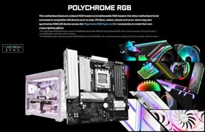ASRock B850M Pro RS Moederbord Socket AMD AM5 Vormfactor Micro-ATX Moederbord chipset AMD® B850