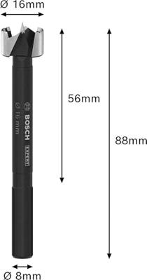 Bosch Accessories 2608901825 Forstnerboor 16 mm Gezamenlijke lengte 88 mm 1 stuk(s) - thumbnail
