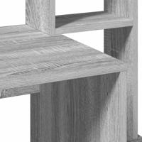 Bureau met schappen 100x45x140 cm bewerkt hout grijs sonoma - thumbnail