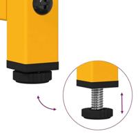 Tv-meubel 68x39x60,5 cm staal mosterdgeel - thumbnail