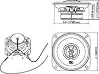 JBL STAGE1 41F - Autospeakers - 10 cm - 2-weg Coaxiaal - 125W piek - Zwart - thumbnail