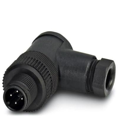 Phoenix Contact 1681091 Sensor/actuator connector, niet geassembleerd M12 Aantal polen (sensoren): 4 Stekker, haaks 1 stuk(s)