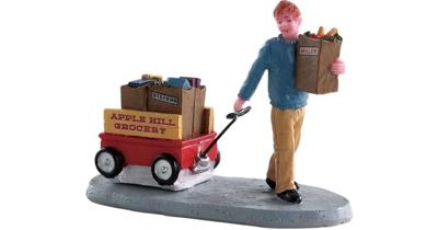 Lemax grocery delivery kerstdorp figuur type 2 2018